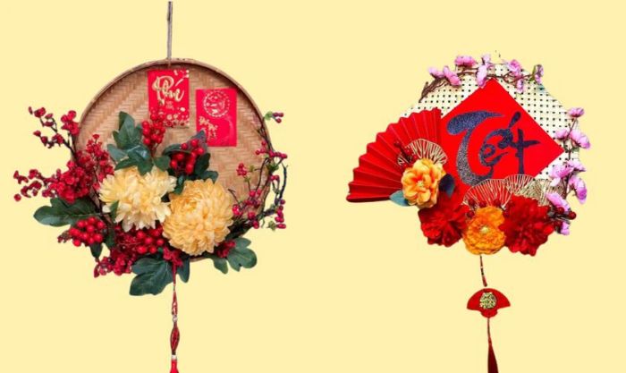 Mẫu cách làm mẹt trang trí ấn tượng cho không gian Tết