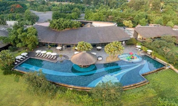 Vui Tết Dương tại suối khoáng nóng Kim Bôi