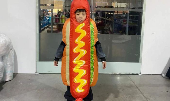 Trang phục bánh Hot dog vui nhộn và sáng tạo