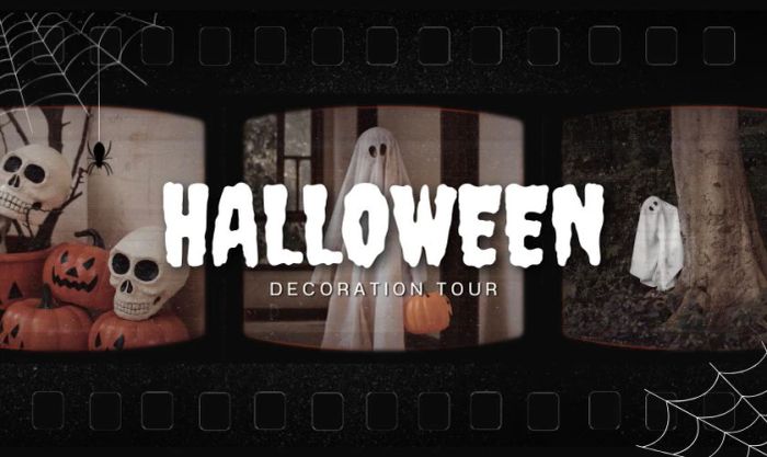 Background Halloween màu đen sắc nét và nổi bật