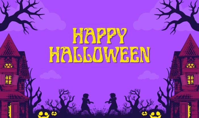 Mẫu banner Halloween rùng rợn và hấp dẫn
