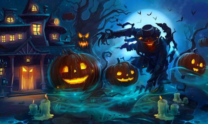 Quả bí ngô xua đuổi ma quái trong ngày lễ Halloween