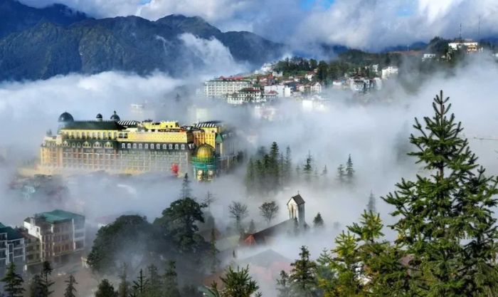 Sapa sẽ có sương mù vào sáng sớm trong dịp Tết Dương lịch
