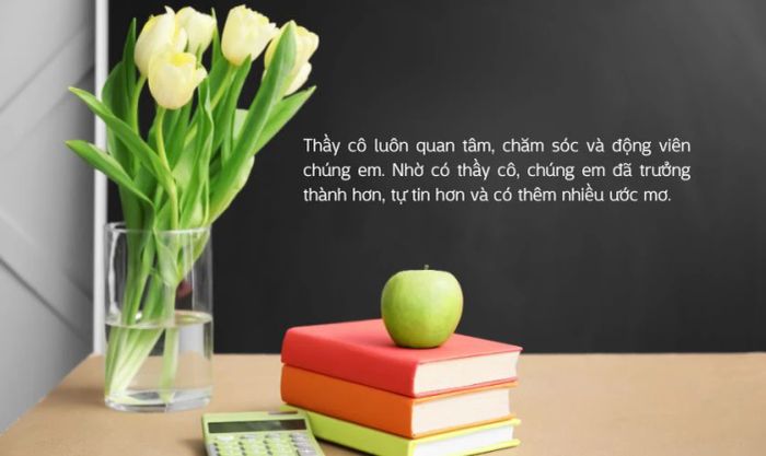 Lời mở đầu báo tường tri ân thầy cô nhân ngày Nhà giáo Việt Nam