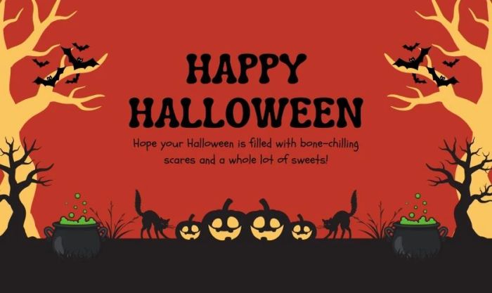 Background Halloween màu đỏ miễn phí tuyệt vời