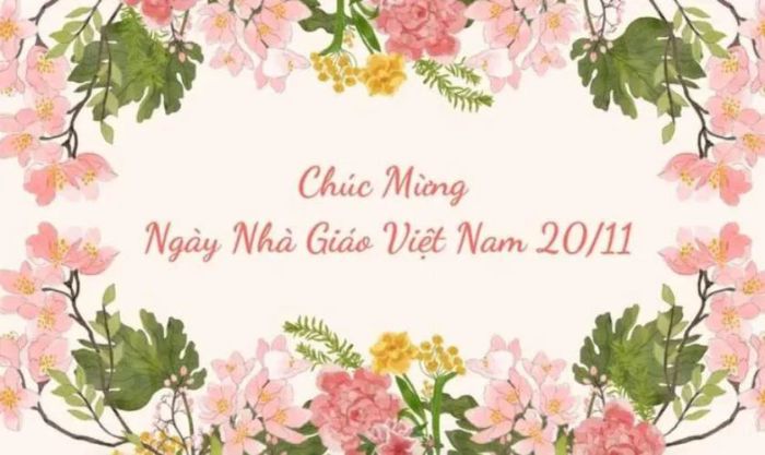 Banner Ngày Nhà giáo Việt Nam nên tham khảo