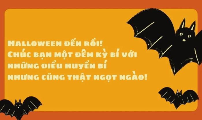 Lời chúc Halloween dành cho bạn bè