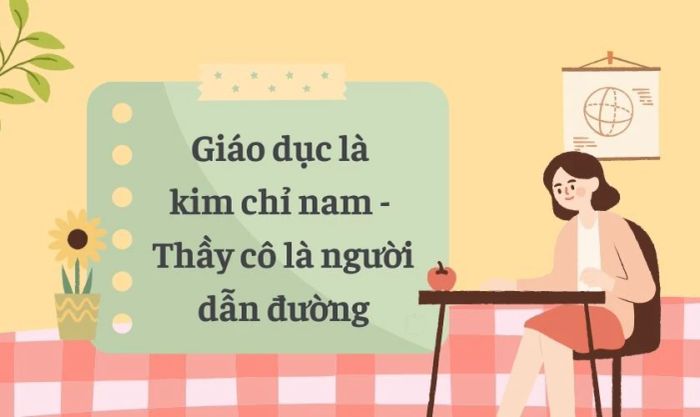 Khẩu hiệu 20/11 dành cho tập thể giáo viên