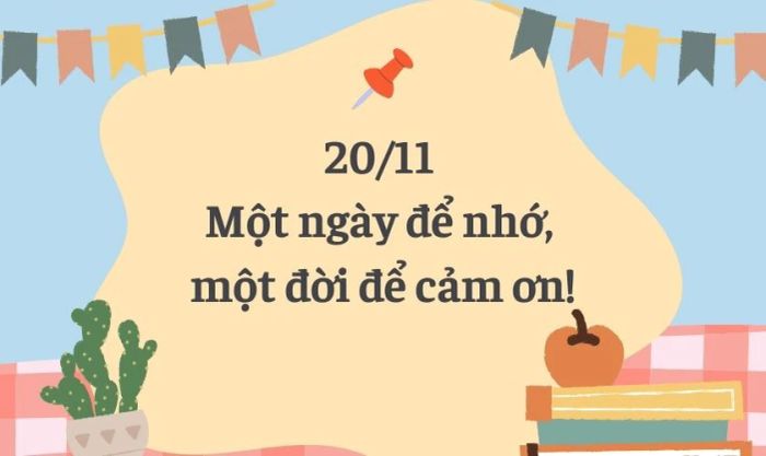 Khẩu hiệu 20/11 chất