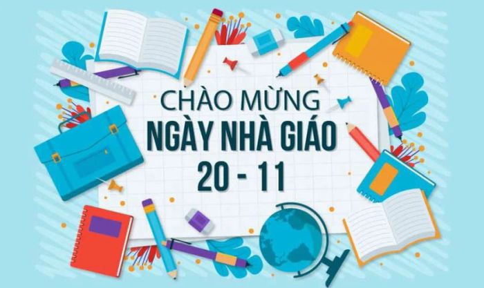 Mẫu banner 20/11 đẹp nhất và nổi bật nhất