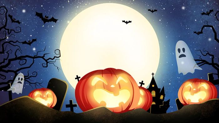 Bộ sưu tập ảnh Halloween với hình bí ngô rùng rợn