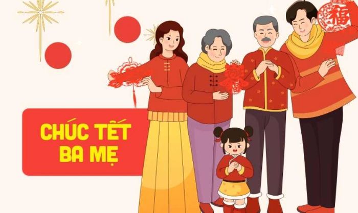Những lời chúc Tết 2025 ấm áp, thân thương dành cho ba mẹ