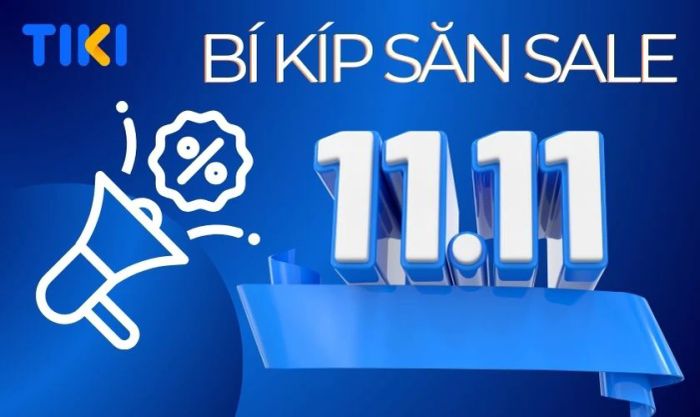 Hướng dẫn săn sale 11/11 trên Tiki