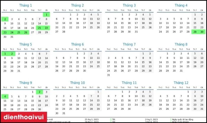 Ngày 20/11, nhà trường có cho nghỉ không? Nghỉ bao nhiêu ngày?