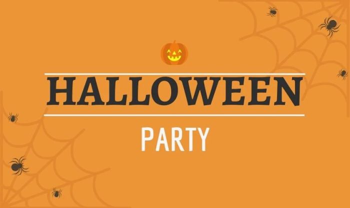 Background Halloween màu cam miễn phí, dễ dàng tải về