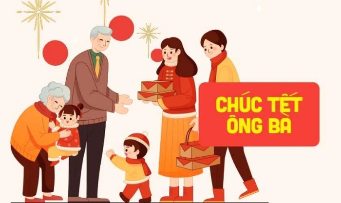 Lời chúc Tết ngắn gọn và ấm áp dành cho ông bà