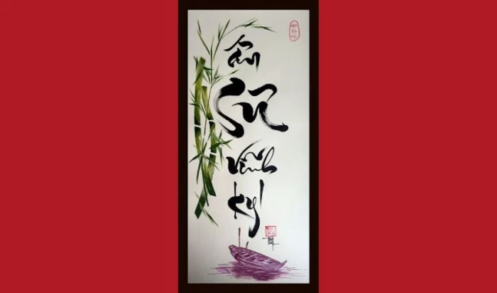 Quà tặng tranh thư pháp 20/11 - Ý tưởng sáng tạo, đầy ý nghĩa