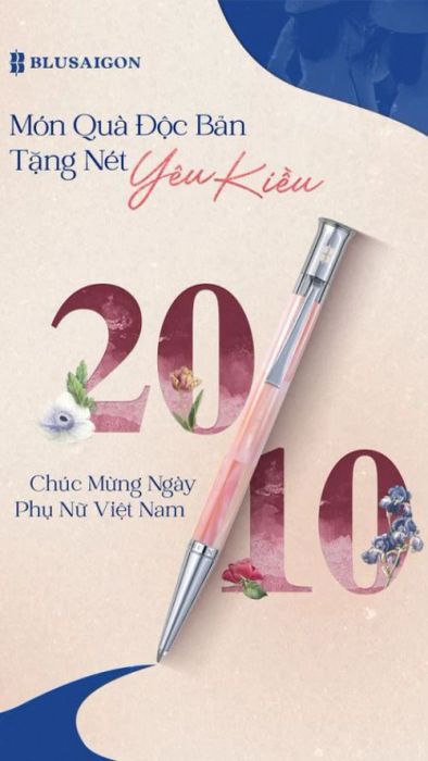 Áp phích 20/10 dành cho cửa hàng