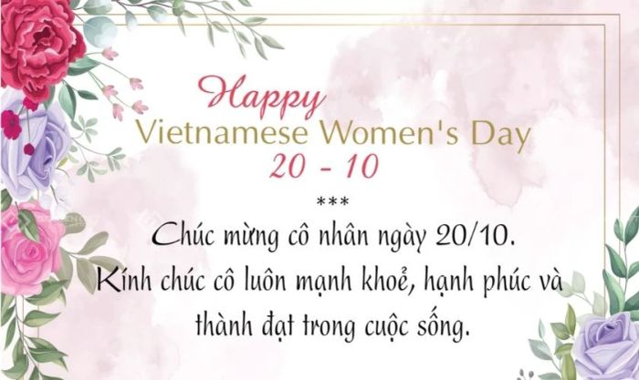 Những bức ảnh đẹp kèm theo lời chúc ý nghĩa gửi đến cô giáo