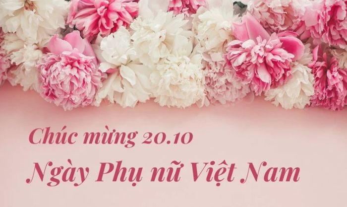 Ảnh nền được thiết kế riêng cho ngày 20/10