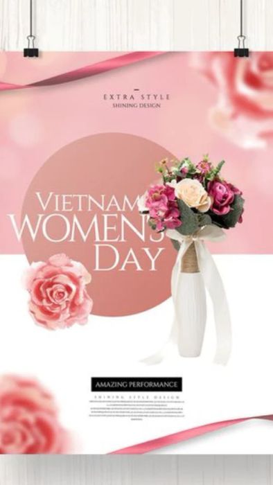 Poster ngày 20/10 mang phong cách độc đáo