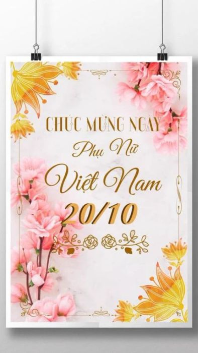 Poster dành riêng cho ngày 20/10