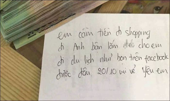 Ảnh chế meme vui nhắc nhở quà 20/10