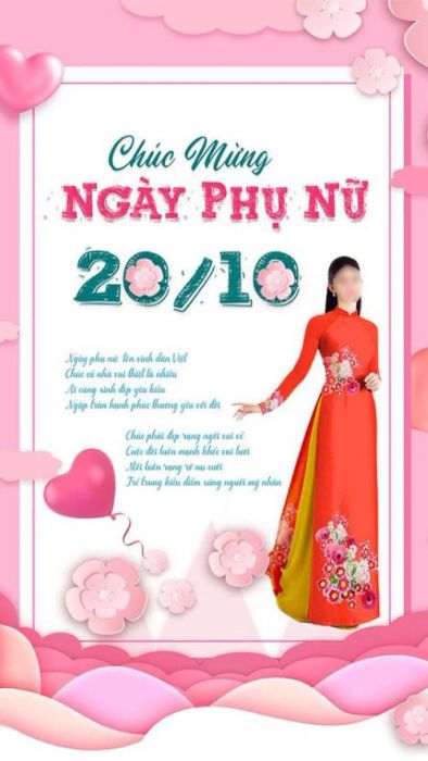 Poster 20/10 ấn tượng và đặc sắc