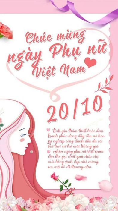 Poster tuyệt đẹp cho Ngày Phụ nữ Việt Nam