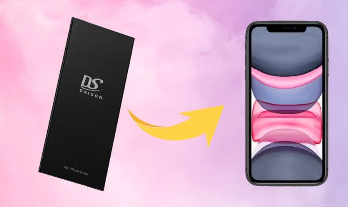 Thay pin iPhone 11 chính hãng Daison với giá tốt
