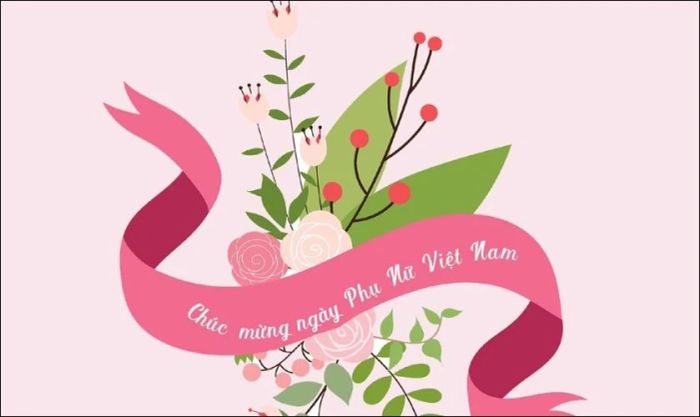 Ảnh chúc mừng ngày Phụ nữ Việt Nam 20/10