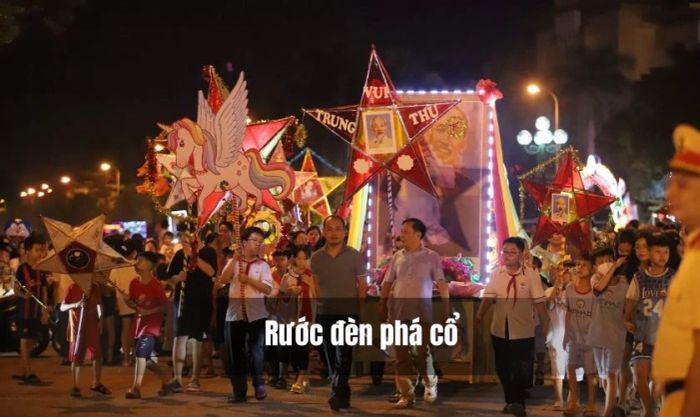 Ý tưởng tổ chức Tết Trung thu với hoạt động rước đèn phá cỗ