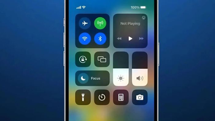 Hướng dẫn sử dụng các tính năng của Control Center