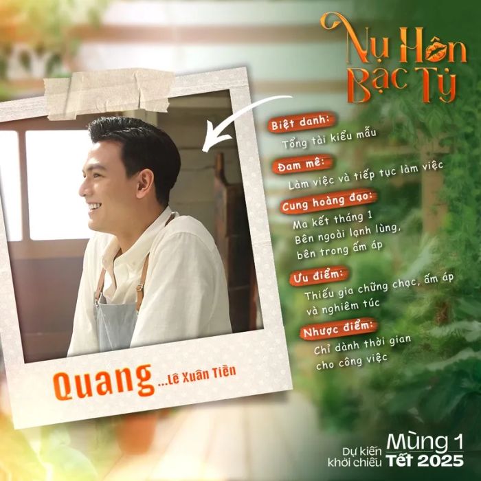 Lê Xuân Tiền vẫn giữ phong độ: đẹp trai, lịch lãm, giàu có.