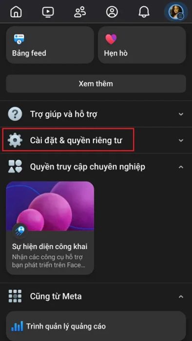 Cài đặt biệt danh cá nhân trên Facebook