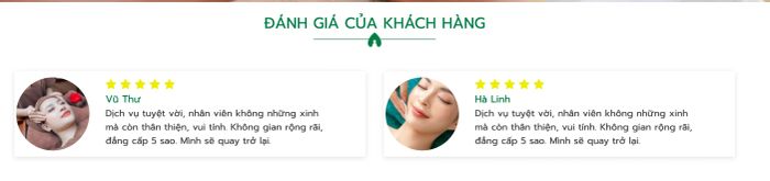 Customer Feedback at Moc Mien Dưong Sinh Spa Image 1