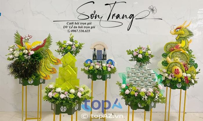 Địa chỉ của Cưới hỏi Sơn Trang chuyên làm mâm quả cưới hỏi tại Bắc Giang.