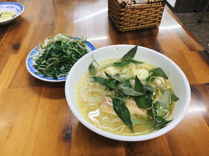 Another view of Châu Đốc Fish Noodles, capturing the essence of this popular and flavorful dish.