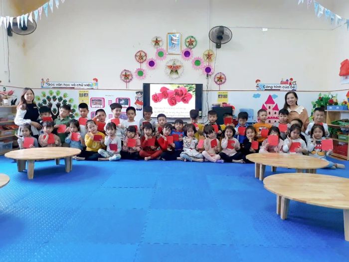 Kindergarten in the Town of Quoc Oai A, image 1