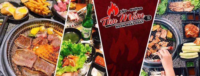 Thu Mắm BBQ Hot Pot Image 1 highlights the charming setting and diverse menu, where customers can enjoy tasty meals in a peaceful, enjoyable environment.
