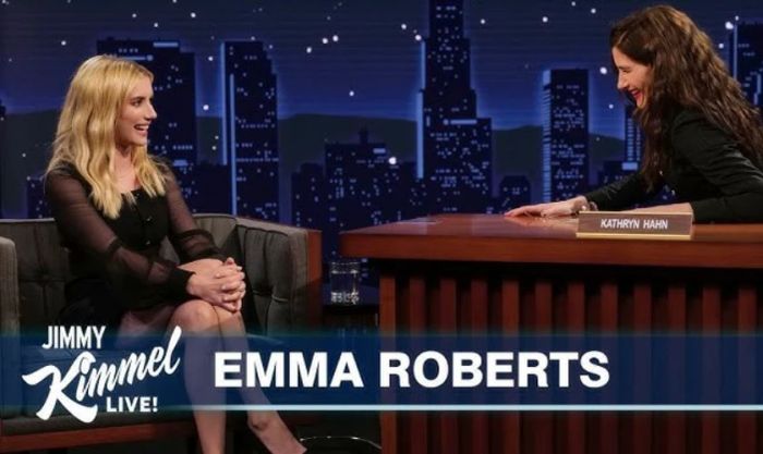 Jimmy Kimmel Live và Emma Roberts đã mang đến cho người xem những phút giây thư giãn đầy tiếng cười.
