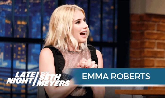 Emma Roberts là khách mời đặc biệt trong chương trình Saturday Night Live
