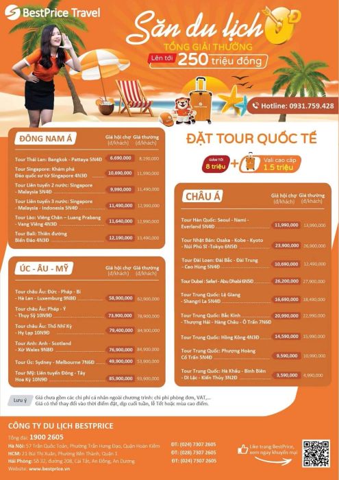 A collection of great-value international tours Mytour Travel is bringing to VITM 2024