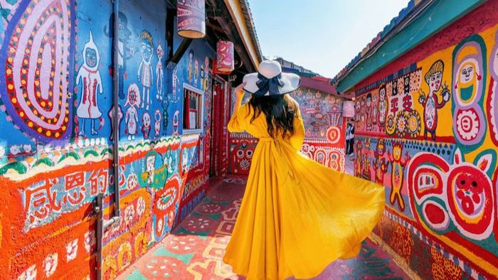 The best time to visit Rainbow Village in Taiwan