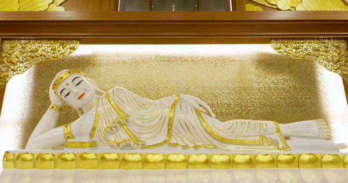 The White Jade Reclining Buddha in the Jade Buddha Hall