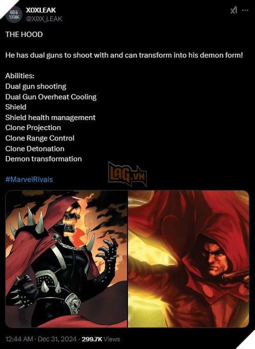 Marvel Rivals tiếp tục rò rỉ thêm những thông tin thú vị về sự góp mặt của phiên bản Ghost Rider trong game 3.