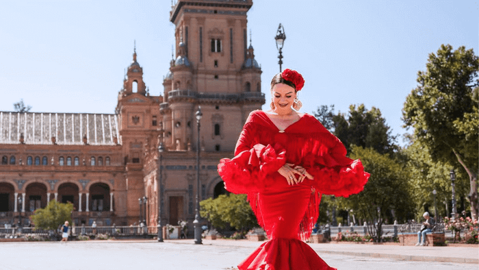 Carnival costumes in traditional dances