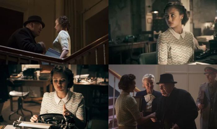 Ella Purnell vào vai thư ký trong bộ phim Churchill (2017), đóng góp vào bức tranh lịch sử đầy căng thẳng này.