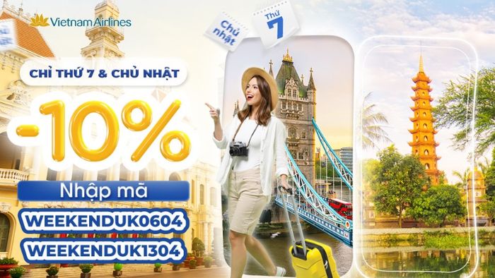 10% OFF: Fly Non-Stop to London with Vietnam Airlines