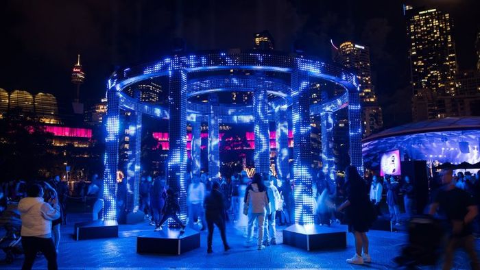 Most events at the light festival are free of charge